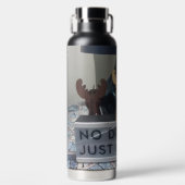 Geen dromen, alleen doelen: Reindeer Water Bottle Waterfles (Voorkant)