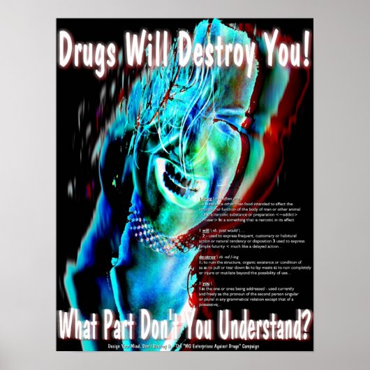 Geen drugs poster (Voorkant)