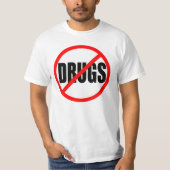 "GEEN DRUGS" T-SHIRT (Voorkant)