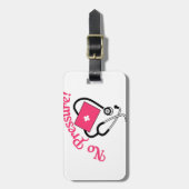 Geen druk! bagagelabel (Voorkant verticaal)