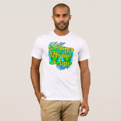 Geen druk Geen probleem Saint Lucia T-shirt (Voorkant volledig)