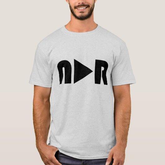 Geen duidelijke reden - NAR "Play Button"-T-shirt T-shirt (Voorkant)