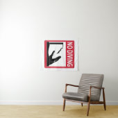 Geen duiken (Mosasaurus) Wandkleed (In Situ (horizontaal))