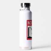 Geen duiken (Mosasaurus) Waterfles (Rechts)