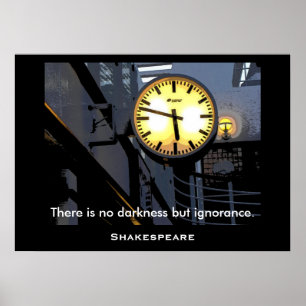 Geen duisternis maar onwetendheid - Shakespeare qu Poster