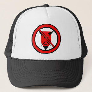 Geen duivel trucker pet