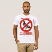 geen duiven t-shirt (Voorkant volledig)