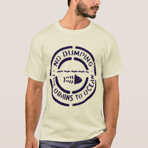 Geen dumping, dit trekt naar de oceaan t-shirt