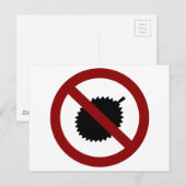 Geen Durian Briefkaart (Voorkant / Achterkant)
