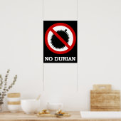GEEN Durian Tropisch Fruit Bord Poster (Keuken)