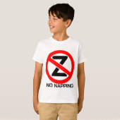 Geen dutje Sluwe Z T-shirt (Voorkant volledig)