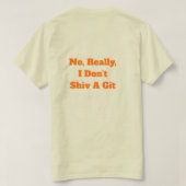 Geen echt Mannen basic T-shirt (Design achterkant)