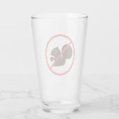 Geen eekhoorns glas (Achterkant)