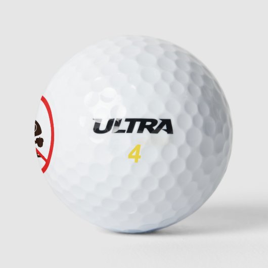 Geen eekhoorntjes golfballen (Logo)