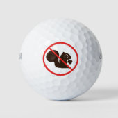 Geen eekhoorntjes golfballen (Voorkant)