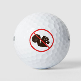 Geen eekhoorntjes golfballen