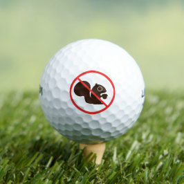 Geen eekhoorntjes golfballen