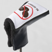 Geen eekhoorntjes golfheadcover (3/4 voorkant)