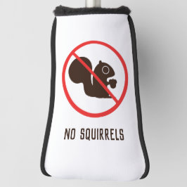 Geen eekhoorntjes golfheadcover