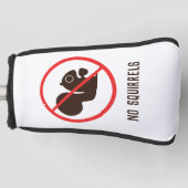 Geen eekhoorntjes golfheadcover (Voorkant)