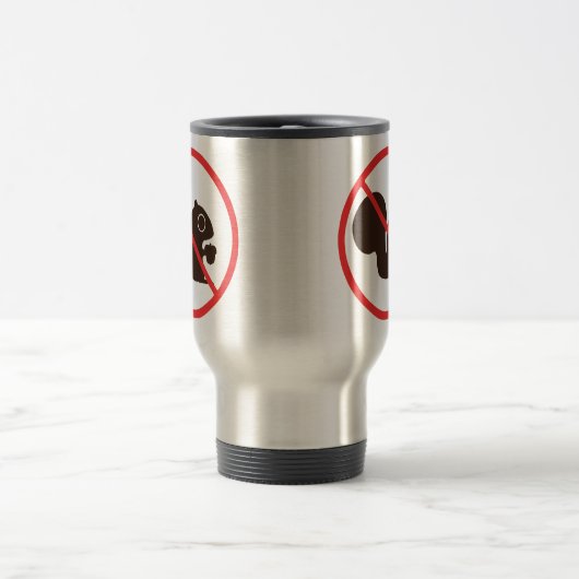 Geen eekhoorntjes reisbeker (Center)