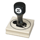 Geen eekhoorntjes rubberstempel (Stempel)