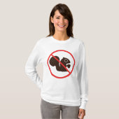 Geen eekhoorntjes t-shirt (Voorkant volledig)