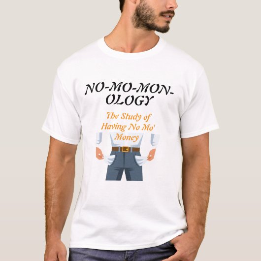 " GEEN-EEN-MON-OLOGIE" T-SHIRT (Voorkant)