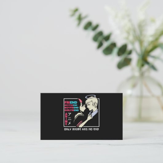 Geen Eind Anime Kleding Manga Art Cosplay Otaku Gi Visitekaartje (Staand voorkant)