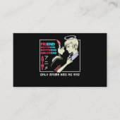 Geen Eind Anime Kleding Manga Art Cosplay Otaku Gi Visitekaartje (Voorkant)