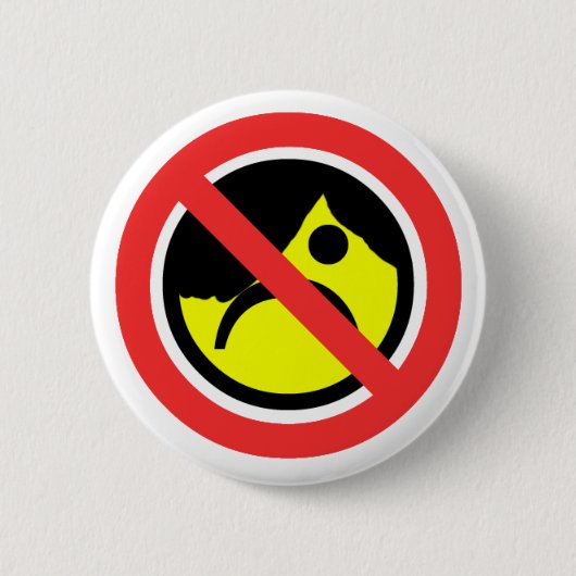 Geen Emos Ronde Button 5,7 Cm (Voorkant)