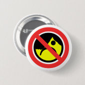 Geen Emos Ronde Button 5,7 Cm (Voorkant /achterkant)