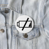 Geen energie ronde button 7,6 cm (In situ)