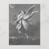 "'Geen engel die de groene aarde viste.' Briefkaart (Voorkant)