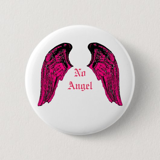 geen engel ronde button 5,7 cm (Voorkant)