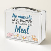 Geen enkel dier is veganistisch beschadigd met sch (Achterkant)