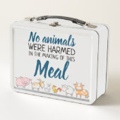 Geen enkel dier is veganistisch beschadigd met sch (Voorkant)