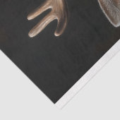 Geen enkel gewei krijgt Sassy Deer Decoupage Tissuepapier (Detail)