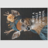 Geen enkel gewei krijgt Sassy Deer Decoupage Tissuepapier (Voorkant)