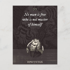Geen enkel man is vrij, die niet zelf de baas is briefkaart