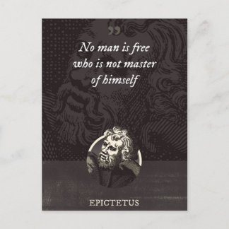 Geen enkel man is vrij, die niet zelf de baas is briefkaart