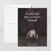 Geen enkel man is vrij, die niet zelf de baas is briefkaart (Voorkant / Achterkant)