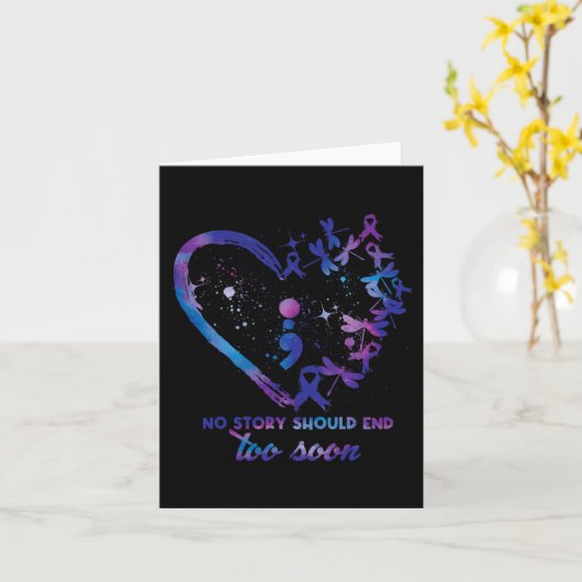 Geen enkel verhaal zou te snel moeten eindigen met kaart (Gele Bloem)