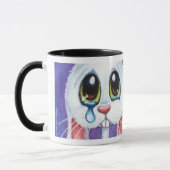 Geen enkele Bunny houdt van me - Cute Sad Rabbit Mok (Links)