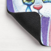 Geen enkele Bunny houdt van me - Cute Sad Rabbit Muismat (Hoek)