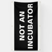 Geen enkele couveuse vrouwen zijn mensen met banne spandoek (Verticaal)