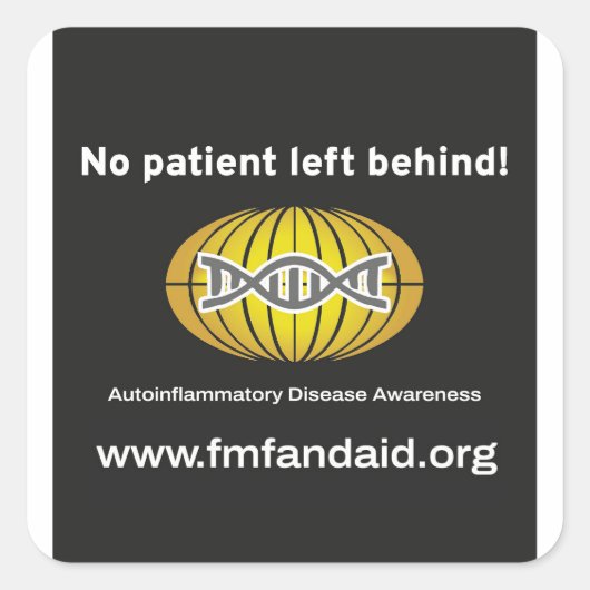 Geen enkele patiënt blijft achter met Sticker (Voorkant)