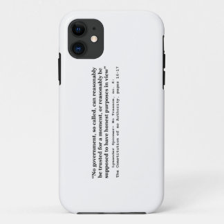 Geen enkele regering kan redelijkerwijs worden ver iPhone 11 hoesje