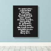 Geen enkele Unie is een prominentere liefdeshuweli Canvas Afdruk (Insitu (Houten vloer))