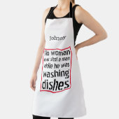 Geen enkele vrouw heeft ooit een man neergeschoten schort (Insitu)